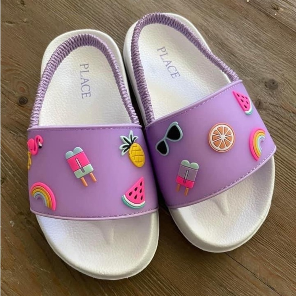 Childrens place toddler girl slides sandals